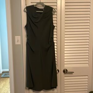 Dark green fantastic professional dress